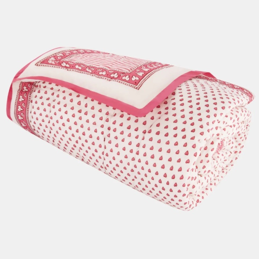 Roller Rabbit Hearts Quilt